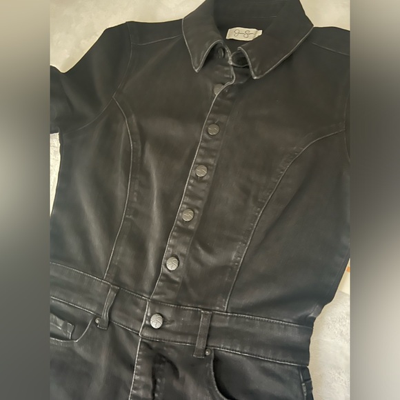 🖤 Black denim jumpsuit - Picture 5 of 16